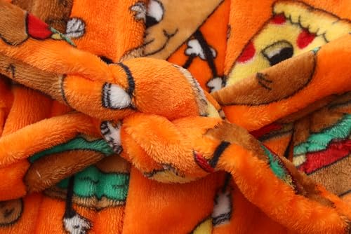 Image of Kids Hooded Bathrobe Girls Soft Plush Hooded Flannel Pajamas Sleepwear Boys Spa Robe