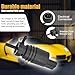 UGSHY 1 PC Car Front Windshield Washer Pump with Gasket, Single Water Outlet Window Washer Pump Replace 67128362154, Standard Water Spray Motor Accessory, Compatible with BMW E36 E46 E53 E86 (Black)