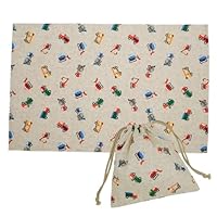 Amazon｜給食袋＆ランチョンマットセット 給食袋(大きめ25×25cm) 1枚