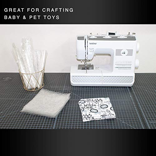 Hyakdesigns™ Crinkle Paper Plastic Film | 1 Sq Yard - Commercial Grade Crinkle - Add Texture & Noise To Toys | Noise Making Crinkle Crinkle Paper, Crinkle Paper For Baby Toys, Crinkle Sound For Toys #TOP4