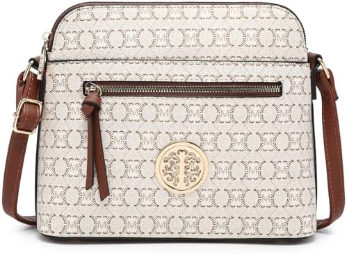 MKP COLLECTION Womens Fashion Crossbody Bag Medium Shoulder Purse with Adjustable Strap Multi Pockets for Travel Daily Use