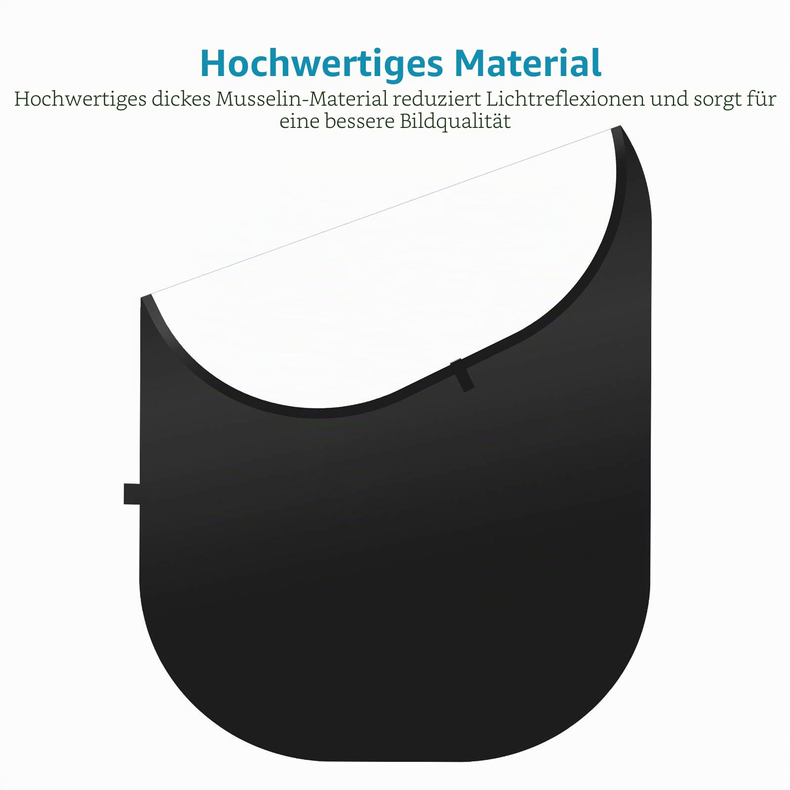 NEEWER 5x7ft/1,5x2m Faltbarer Chromakey Hintergrund mit Ständer, 8,5ft/2,6m