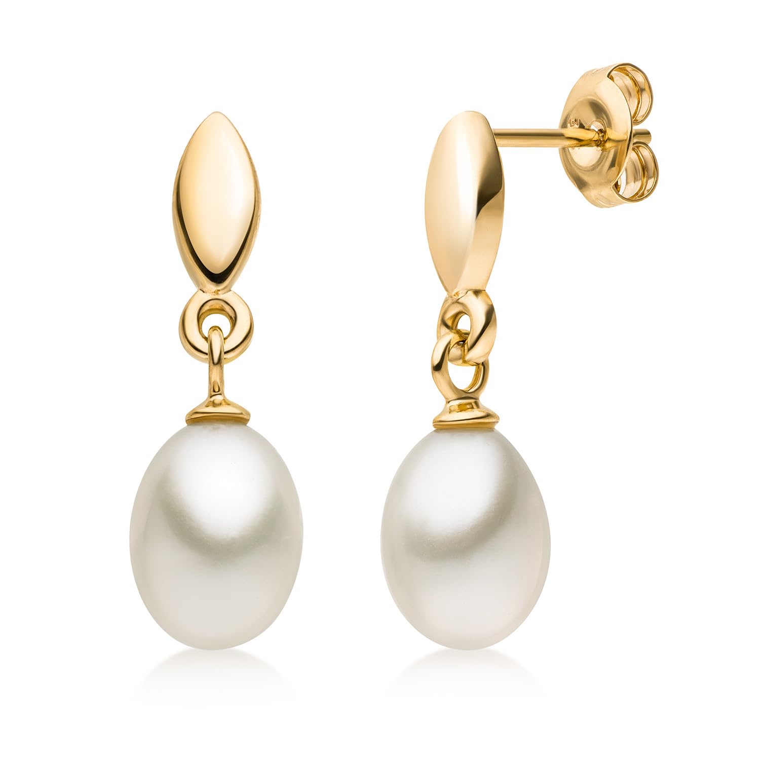 Orecchini Oro Bianco Cerchio Orecchino Stroili a cerchio in oro bianco e zirco