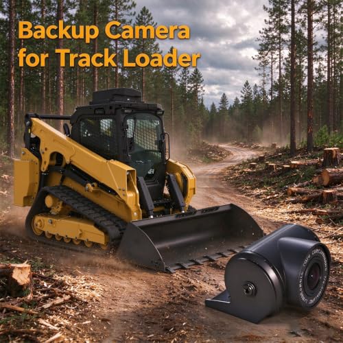 Image of 10.1 inch 1080P AHD Wired Reverse Rear View Backup Camera System,IP69K Waterproof Night Vision, Vibration-Proof 20G for Tractor /Truck /Excavator /Caravan /Skid Steer /Heavy Equipment