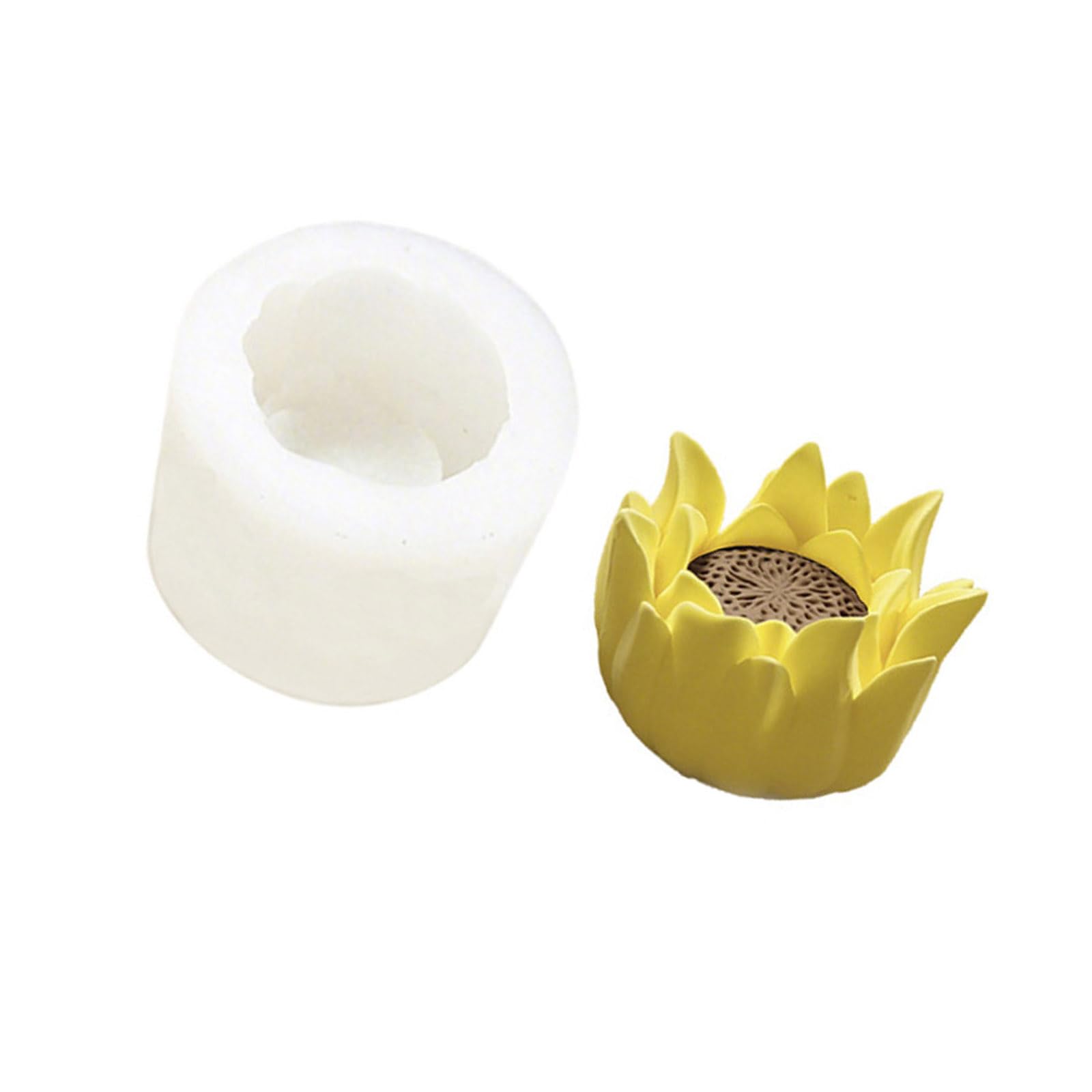 Xjdzineq Silicone Molds for Epoxy Resin Making Soap Chocolate Cake Fondant Decoration Baking Flower Mold