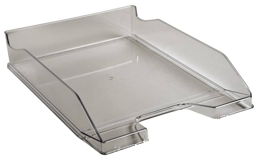 Exacompta 1 letter tray Combo Midi grey transparent glossy