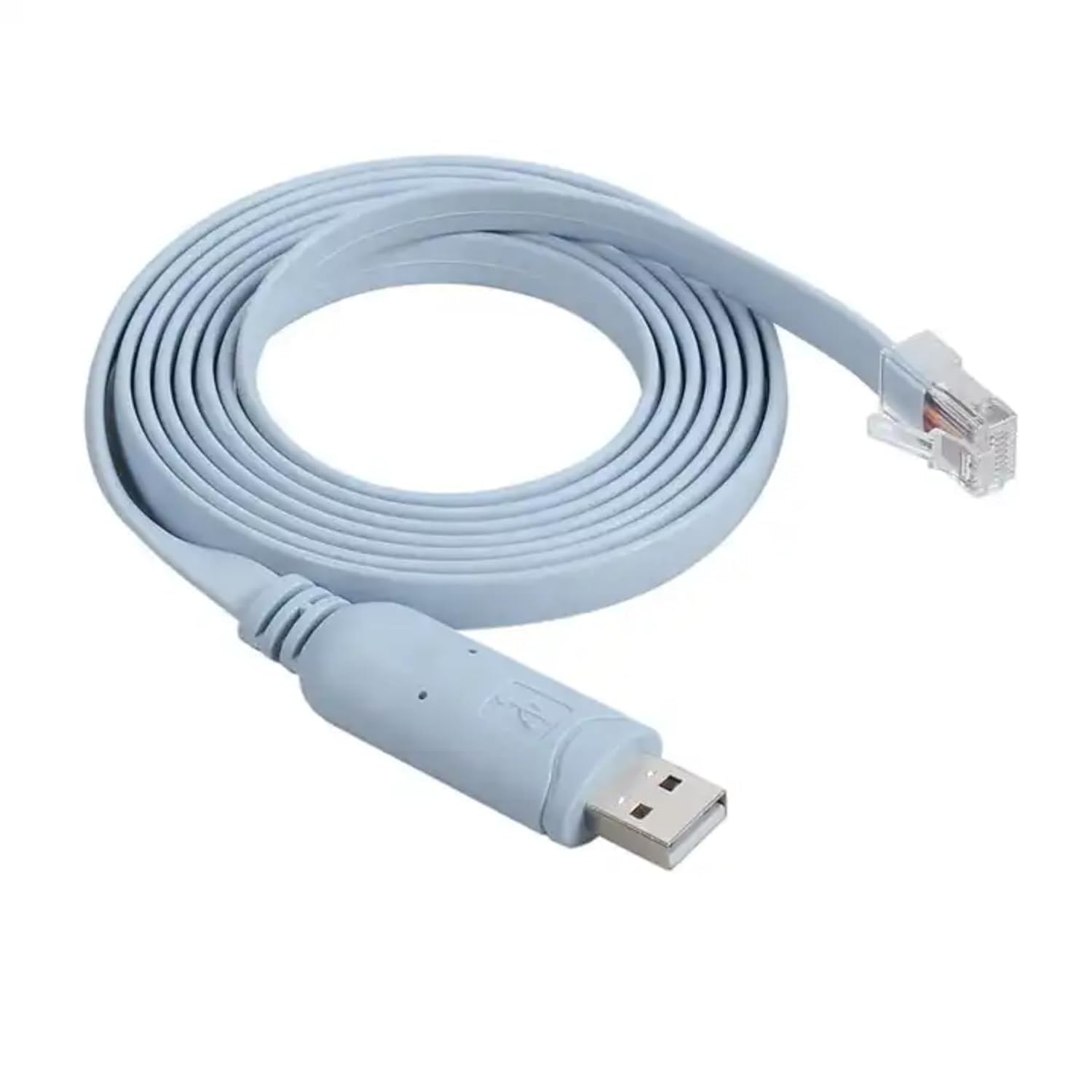 WiredCom USB to RJ45 Console Cable Serial Adapter Converter for Debugging Routers, Switches, Light Blue, (B0D7QVS5L2) Amazon Price History, Amazon Price Tracker