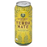 Guayaki Organic Yerba Mate, Enlighten Mint, 15.5 Ounce (Pack of 12)