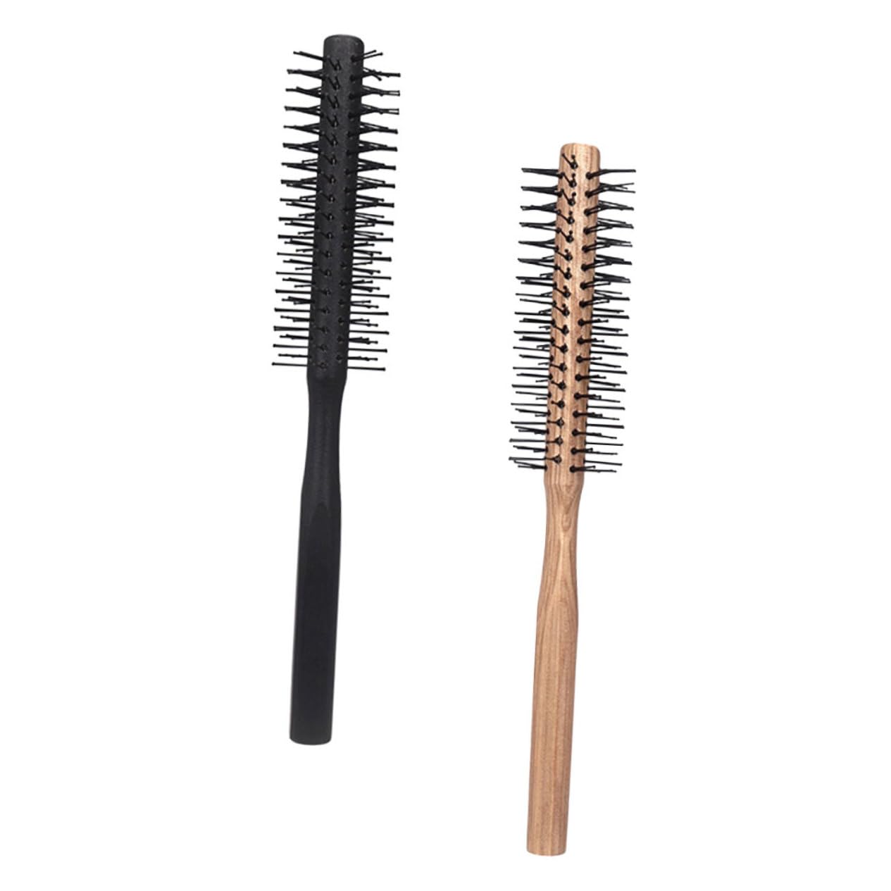 FRCOLOR 10 Stk Kamm Für Lockiges Haar Haarbürste Trocknen Styling Beinstrumpfbänder Für Oberschenkel Trockner Föhnbürste Borste Rundbürste Zum Ausblasen Kleine Rundbürste Perlen Nylonwolle