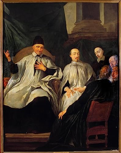 Cuadro en lienzo artístico de Saint Vincent De Paul con acabado texturizado premium