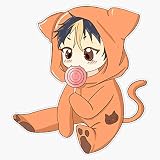 Yuu Nishinoya Haikuu Chibi Sticker Decal Vinyl Bumper Sticker Decal Waterproof 5'