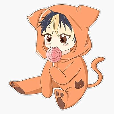 Yuu Nishinoya Chibi Sticker Outdoor Vinyl Decal Barbados Ubuy