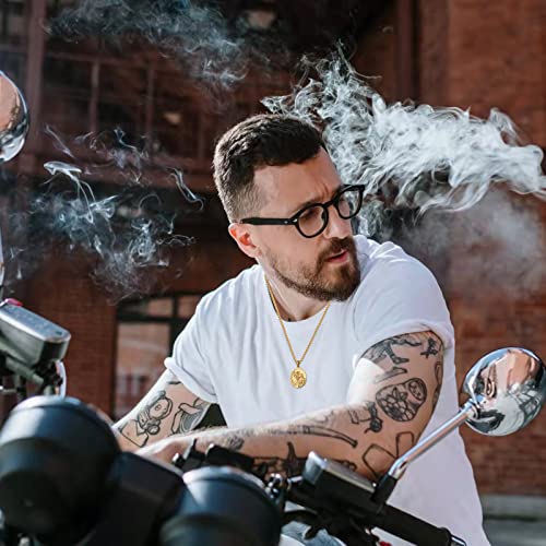 St Saint Christopher Michael Medal Pendant Necklace Jewelry for Men Women 60cm4