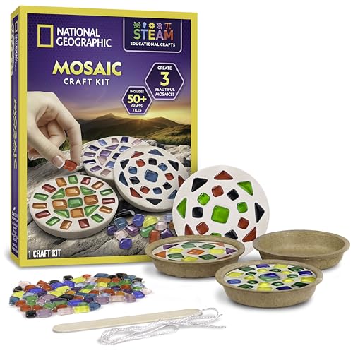 National Geographic Mosaic Arts and Crafts Kit for Kids -