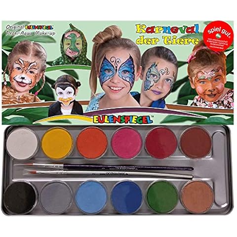 Maquillaje de 15 piezas para Carnaval de los animales de Eulenspiegel Cover