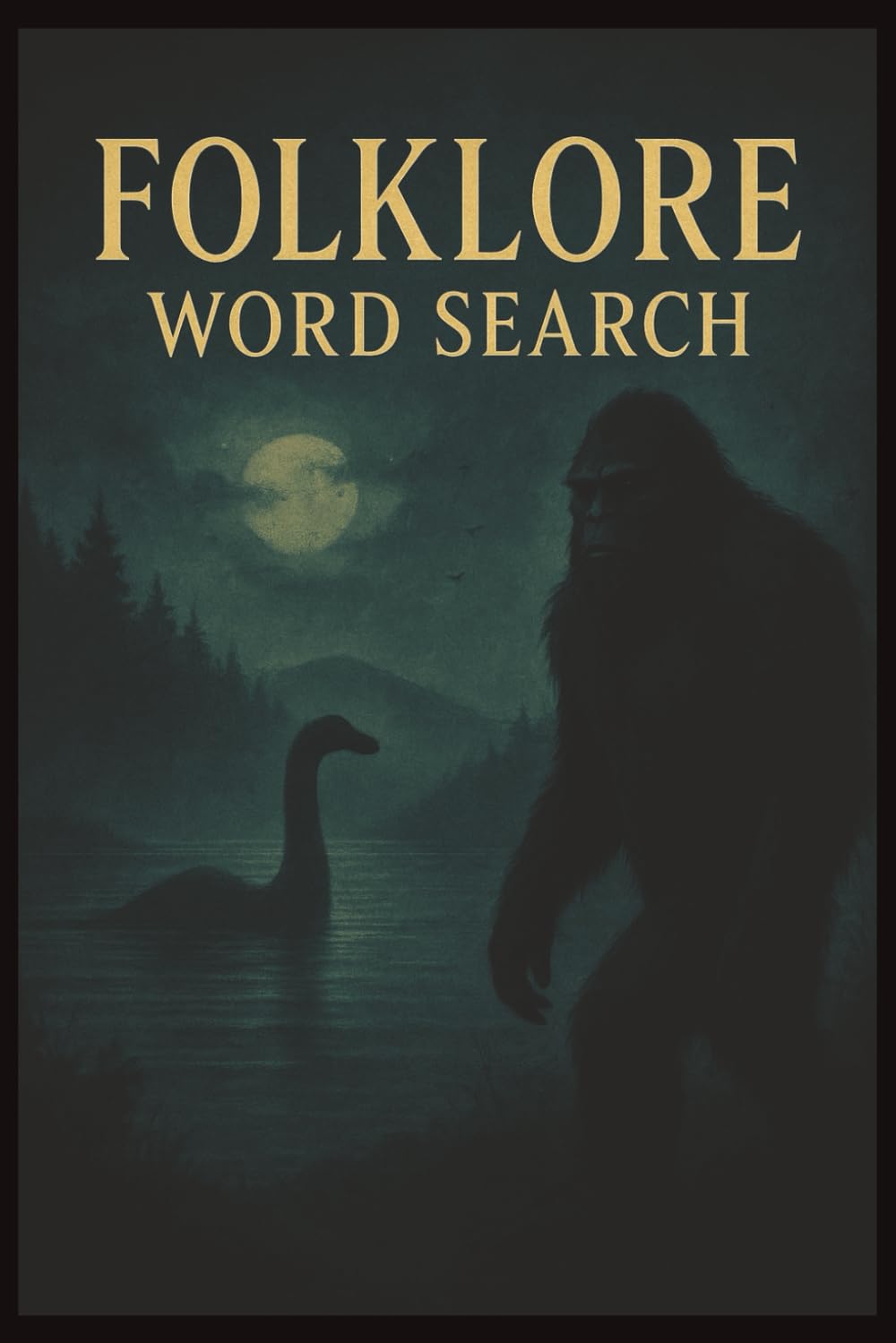 Folklore Word Search: Easy-to-Read Folklore & Cryptid Word Searches — Bigfoot Footprints, Nessie Sightings, Jack-Standing Jump-Scares & Legendary ... Fun and Lore-Galore. Gift for Vacati