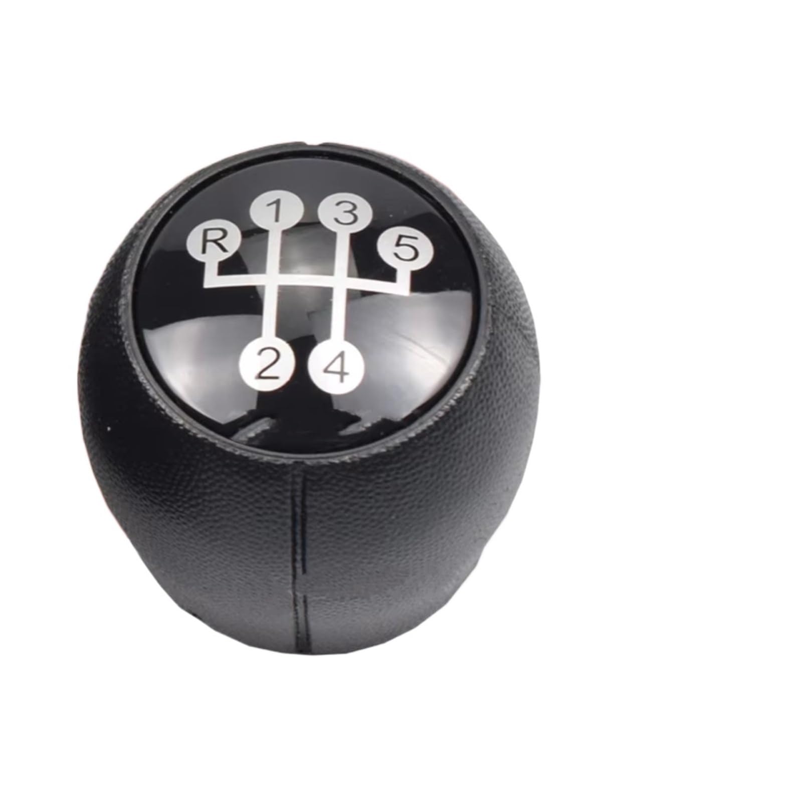 HILLAR Car Gear Stick Knob for Opel for Vauxhall for MERIVA A 2003 2004 2005 2007 2008 2009 2010 Car 5 Speed Gear Stick Shift Lever Knob with Leather Boot(5 Speed Gear Head)