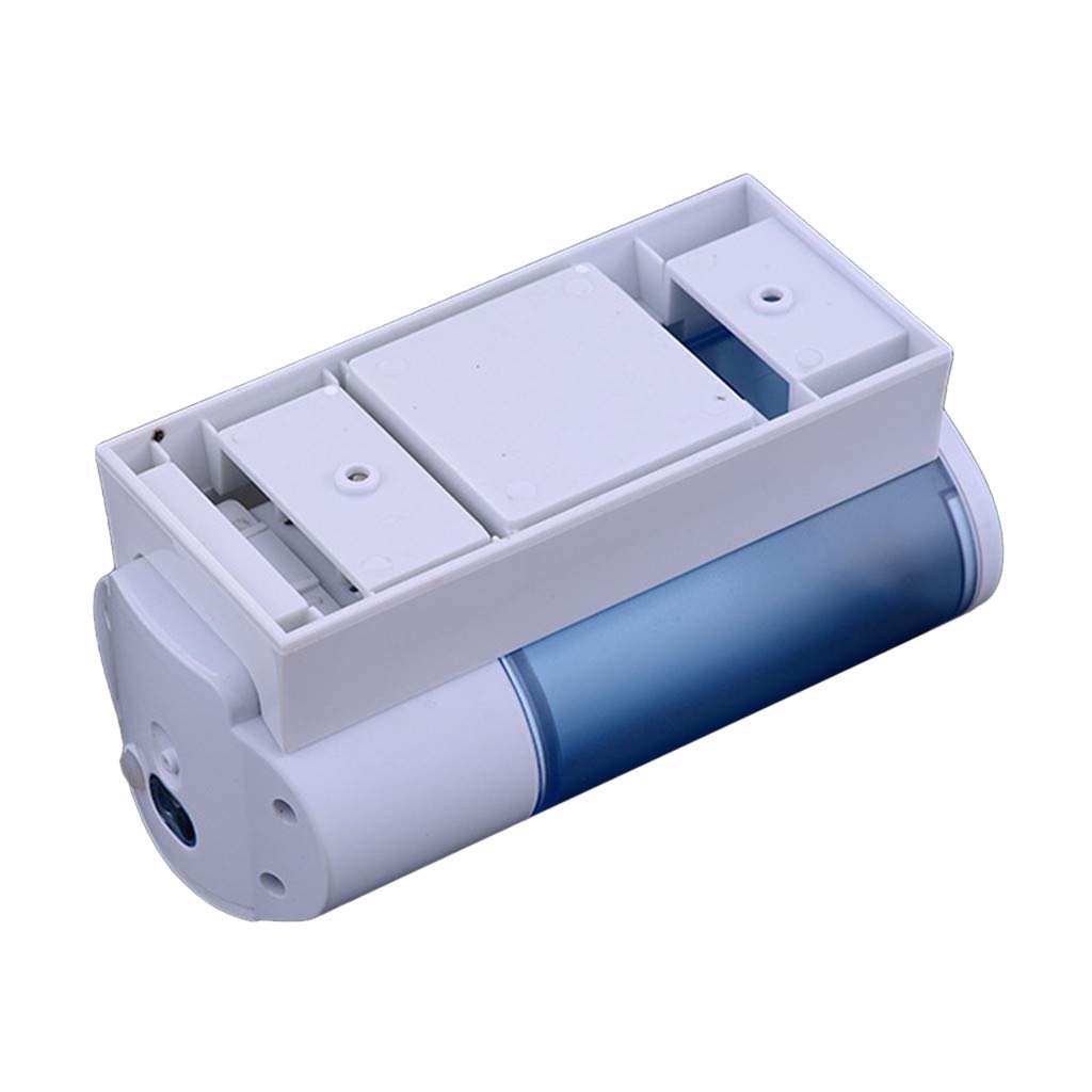 Dispenser di Detersivo per Shampoo Disinfettante per Mani con Sensore Touchless per Erogatore di Sapone Automatico 400 Ml Montato A Parete per Cucina del Bagno Blu