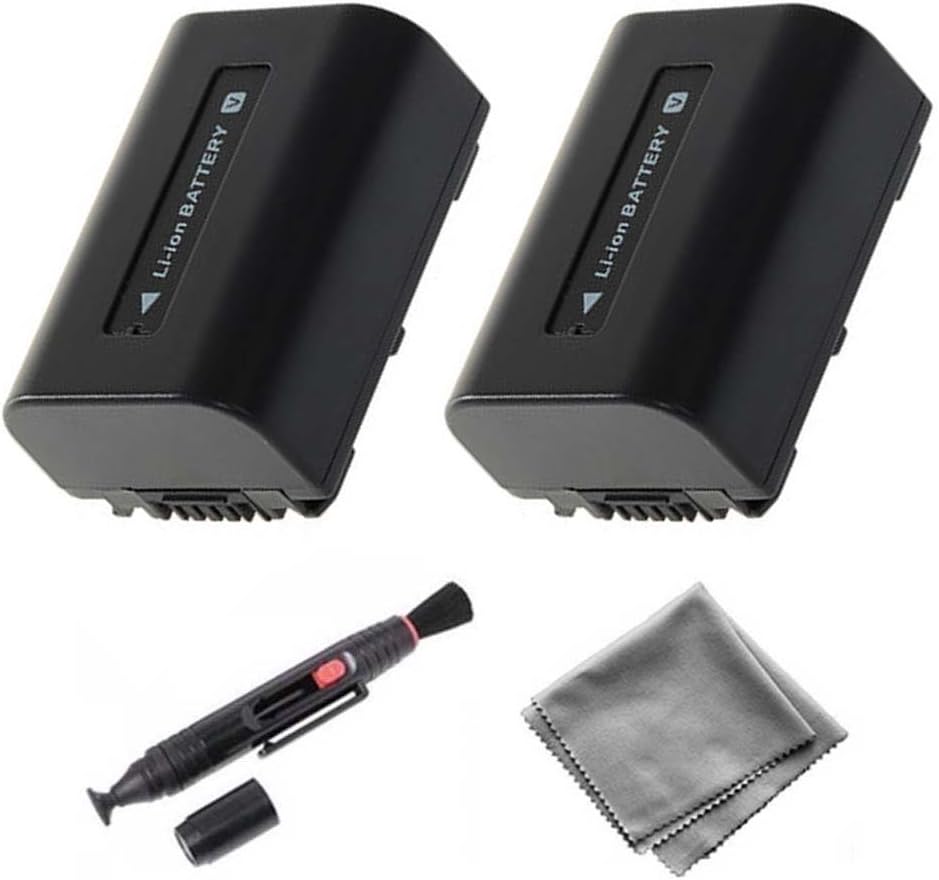 2-Pack NP-FV30 High-Capacity Replacement Batteries for Select Sony Camcorders. UltraPro Bundle Includes: Deluxe Microfiber Cleaning Cloth, Lens Cleaning Pen