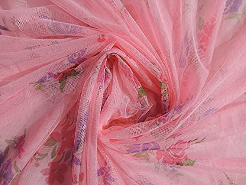 SKAB® Printed Cotton Luxurious Mosquito Net for Single Bed (5 feet X 7 Feet)- Machardani Protection for Bed, Room, Adults, Family (Pink) (B0BDW2J39M) Amazon Price History, Amazon Price Tracker