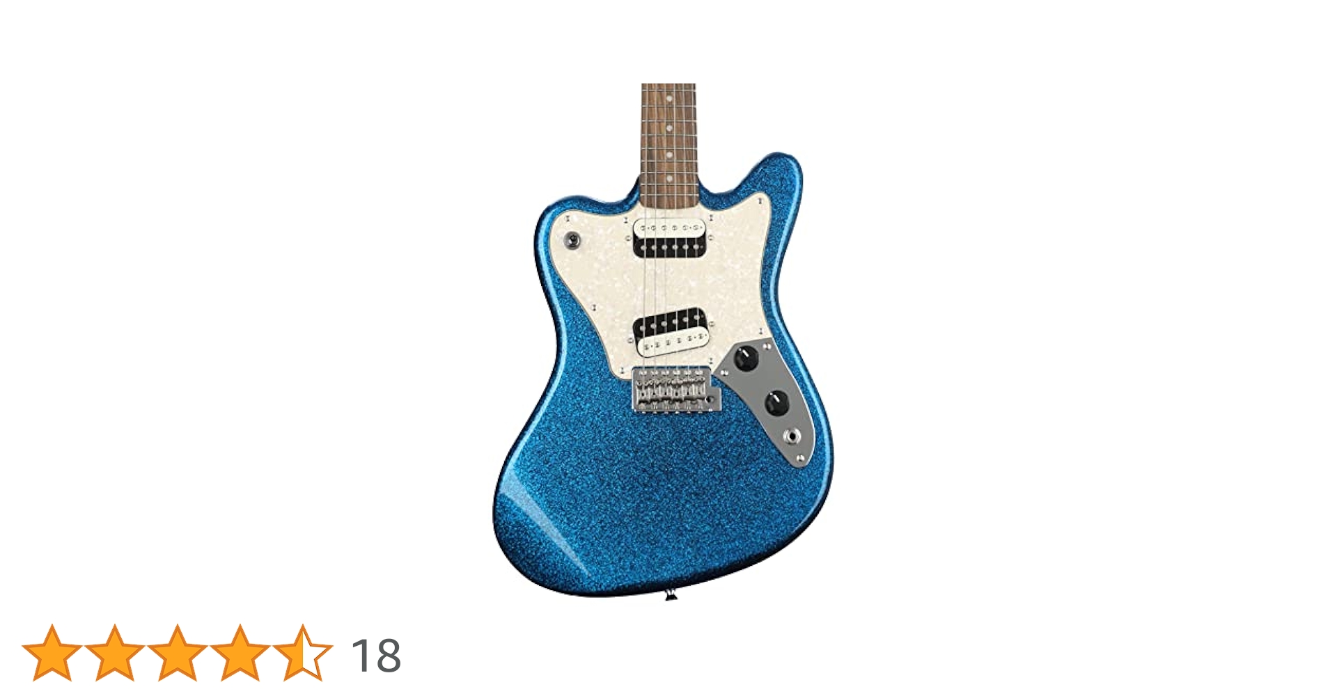 Squier Paranormal Super-Sonic Electric Guitar, with 2-Year