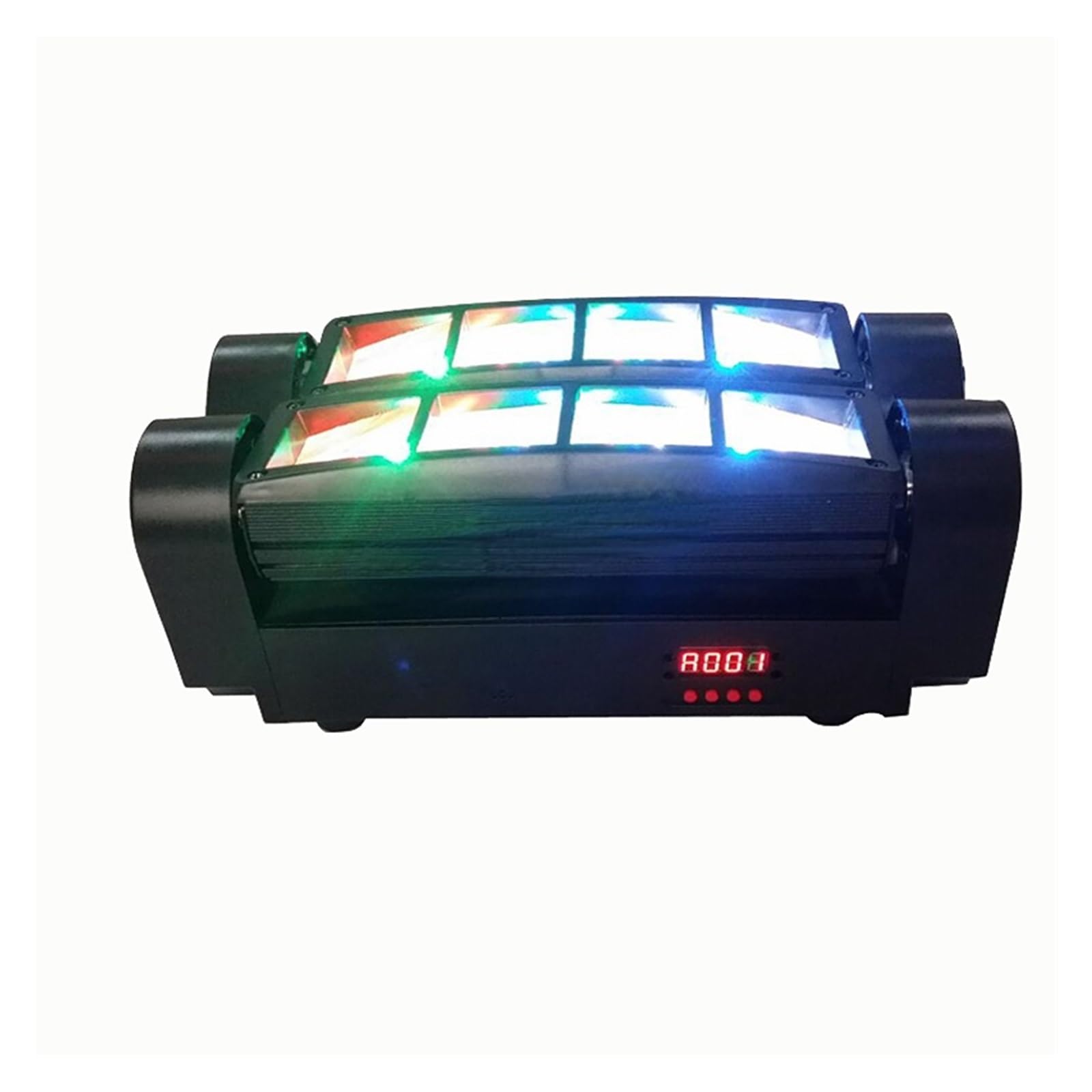Mini LED 8x10W RGBW Luz con cabezal móvil Spider Beam Iluminación de escenario 512 Light Bueno for DJ Nightclub Party Para fiestas y discotecas