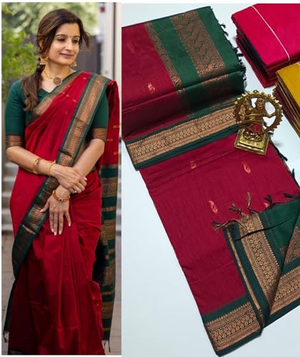 Image of gadwal cotton sarees
