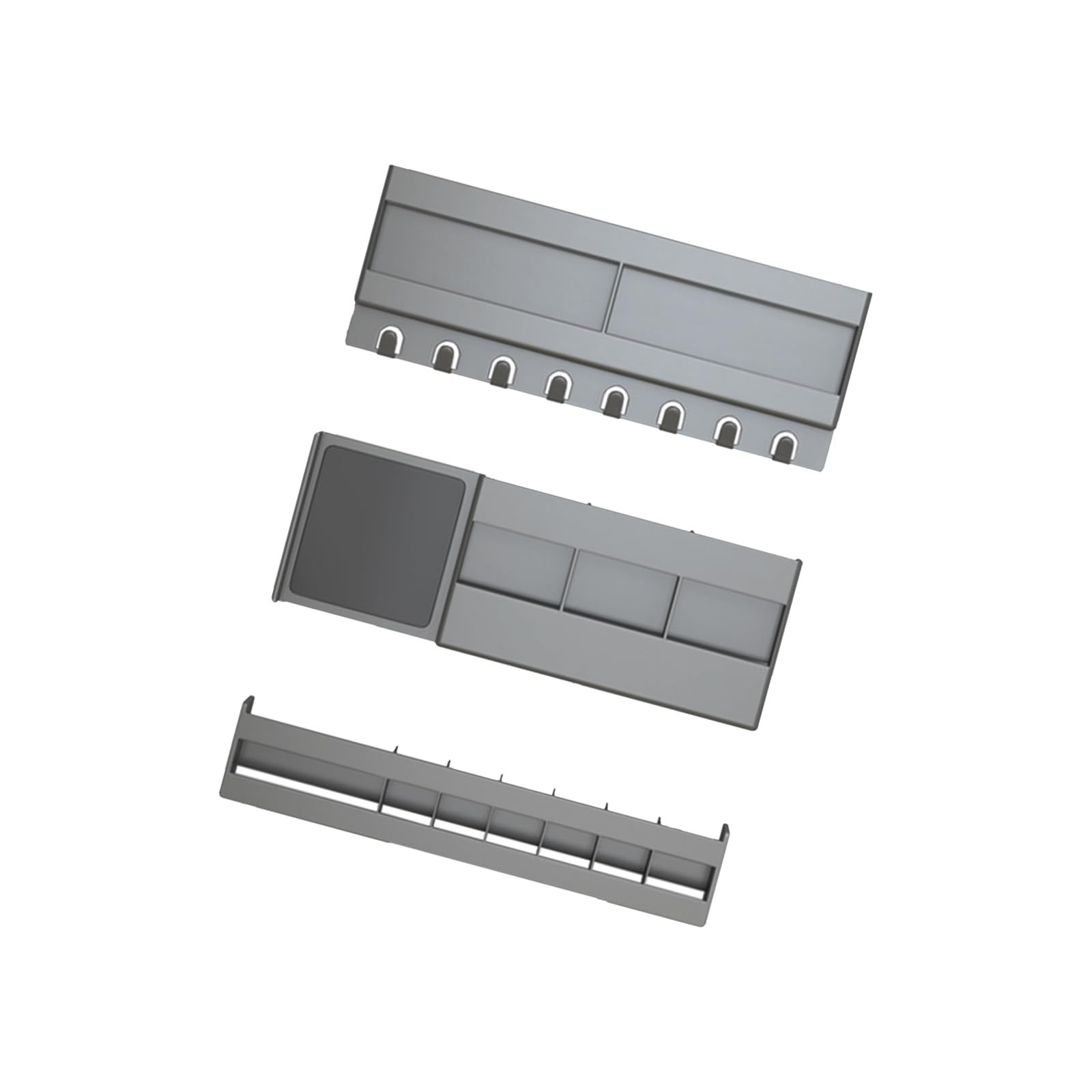 Buxuaaaa Multicolor Over Cabinet Organizers Bathroom Shelves Wall Mount Shelving Unit Not Required 3Pcs For Cosmetics Bathroom Door Behind Spices Rack