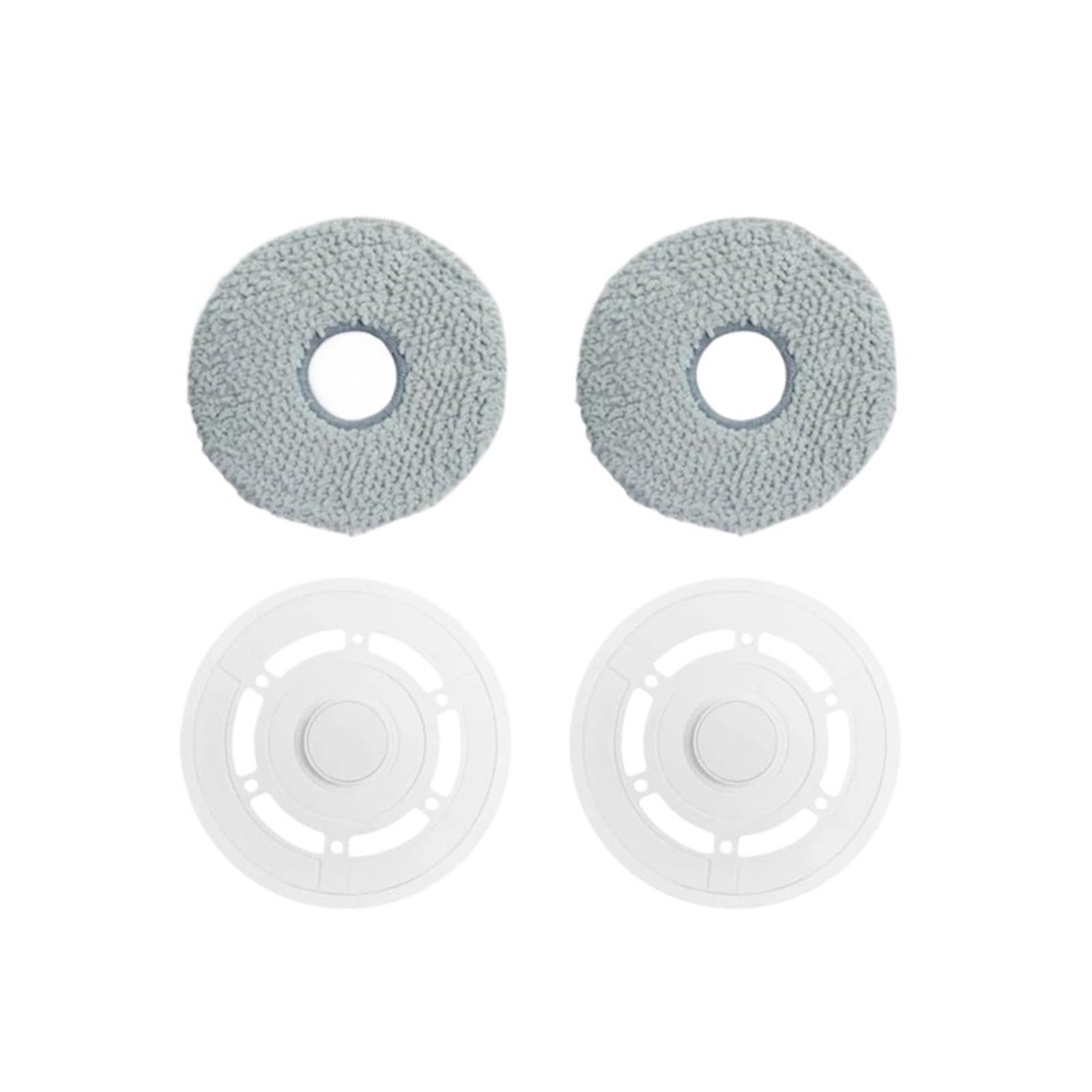 EEZII Mop Brackets Kit Mopping Plate Mop Cloth Mount Carpet Auto Lift Replace Robot Cleaer Spare，compatible For Ecovacs，compatible For Deebot，T20 OMNI/T20 Pro