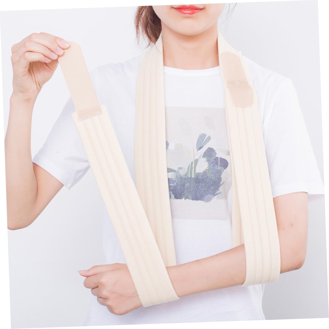 CALLARON Ergonomic Shoulder Elbow Brace Sling Breathable Arm Support for Fractured Arm Left Right Adjustable Straps Compression Sleeve for Shoulder Injury Xl
