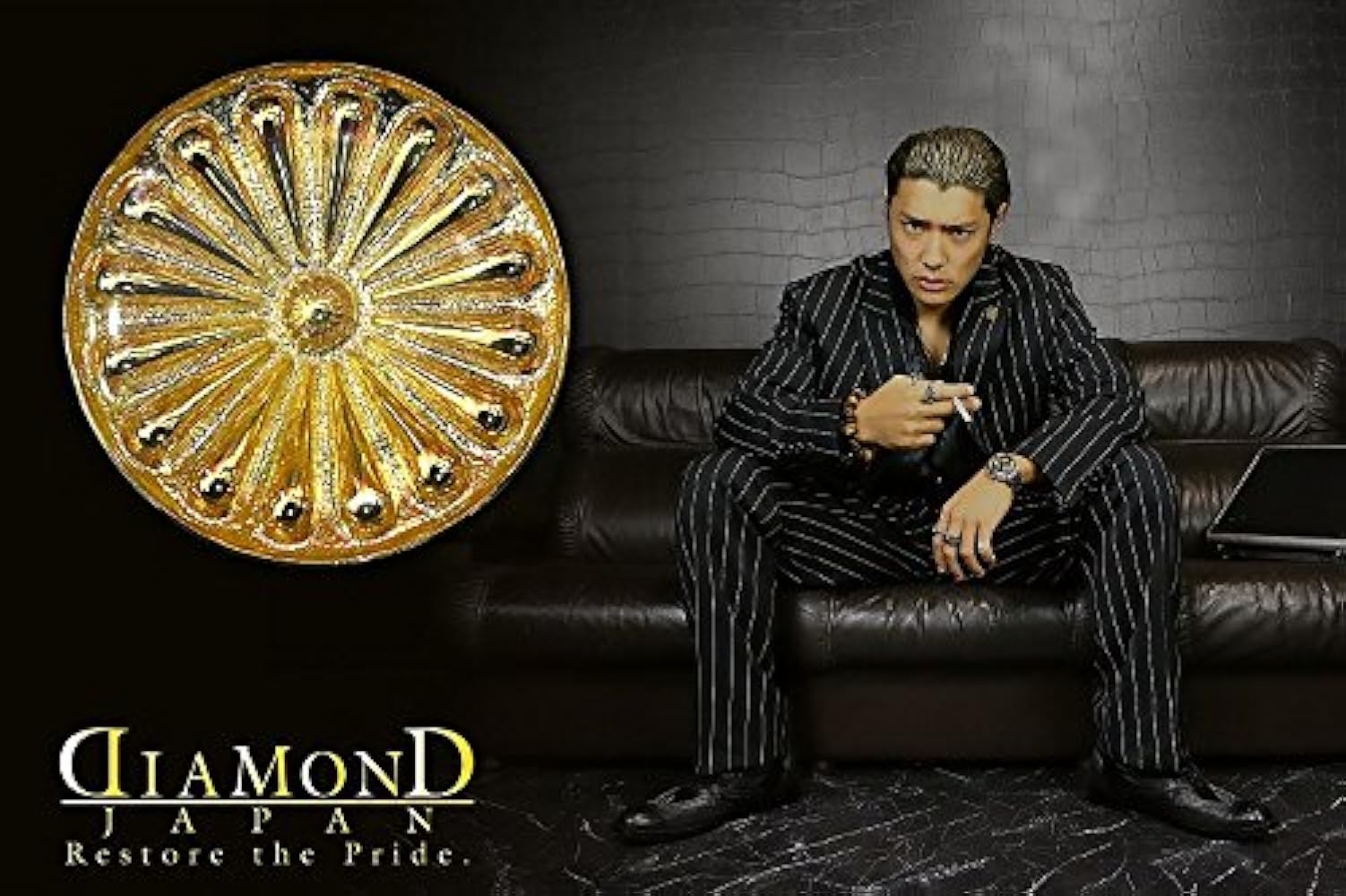 ♪金とダイアモンド〜ピン型ブローチ Amazon | (ダイヤモンドジャパン)DIAMOND JAPAN 【枠付きタイプ-A