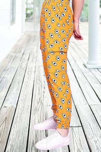 Image of POPWINGS Casual Printed Joggers for Women || Stylish Western Women Joggers for Summer || Pull-On Women Joggers Pants || Women Joggers for Summer