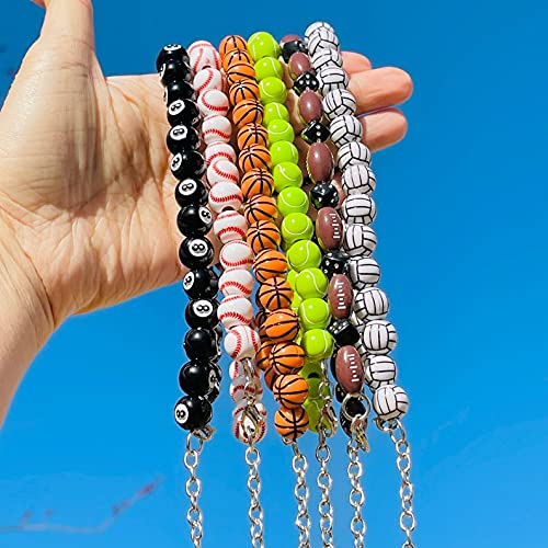 Y2K Billiard 8 Choker Statement Necklace - Gothic Emo Cool Punk Black Chain for Women and Men4