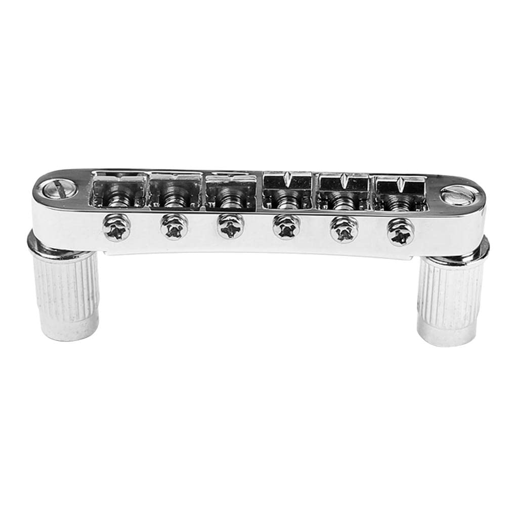 THE STYLE SUTRA ® Tune O Matic Nashville Bridge Adjustable Chrome Accs for Gibson Type Guitar| Guitars & Basses | Parts & Accessories | Guitar Parts | Bridges-image-22