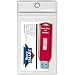StoreSMART - USB Flash Drive/Memory Cards & Business Card Holders 10-Pack - Zip-Top and Hang Hole - Open Short Side (R3578ZIPS-FLASH-10)