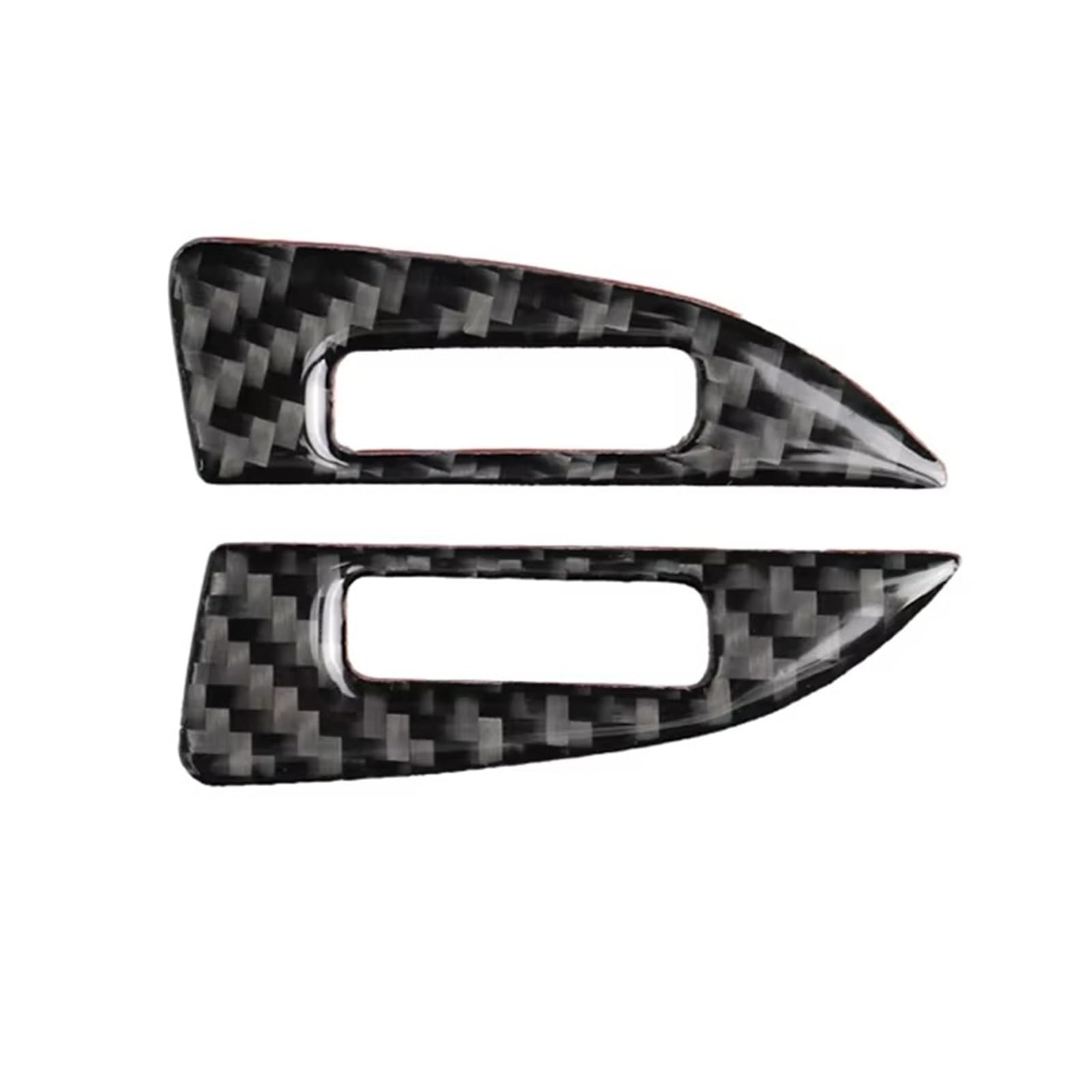 for Mazda 3 for Axela 2014-2018 Interiors 2Piece Carbon Fiber Interior Air Vent Trim Cover for Dashboard Sticker Interior Trim Cover Panel