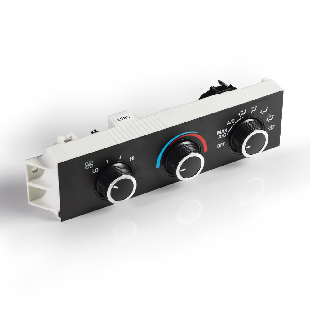 A/C Heater Climate Control Module AC Heater Control Panel Compatible with 1996-2014 Chevy Express 1500 2500 3500 1996-2014 GMC Savana 1500 1996-2020 GMC Savana 2500 3500 Replaces 599-217 15073274