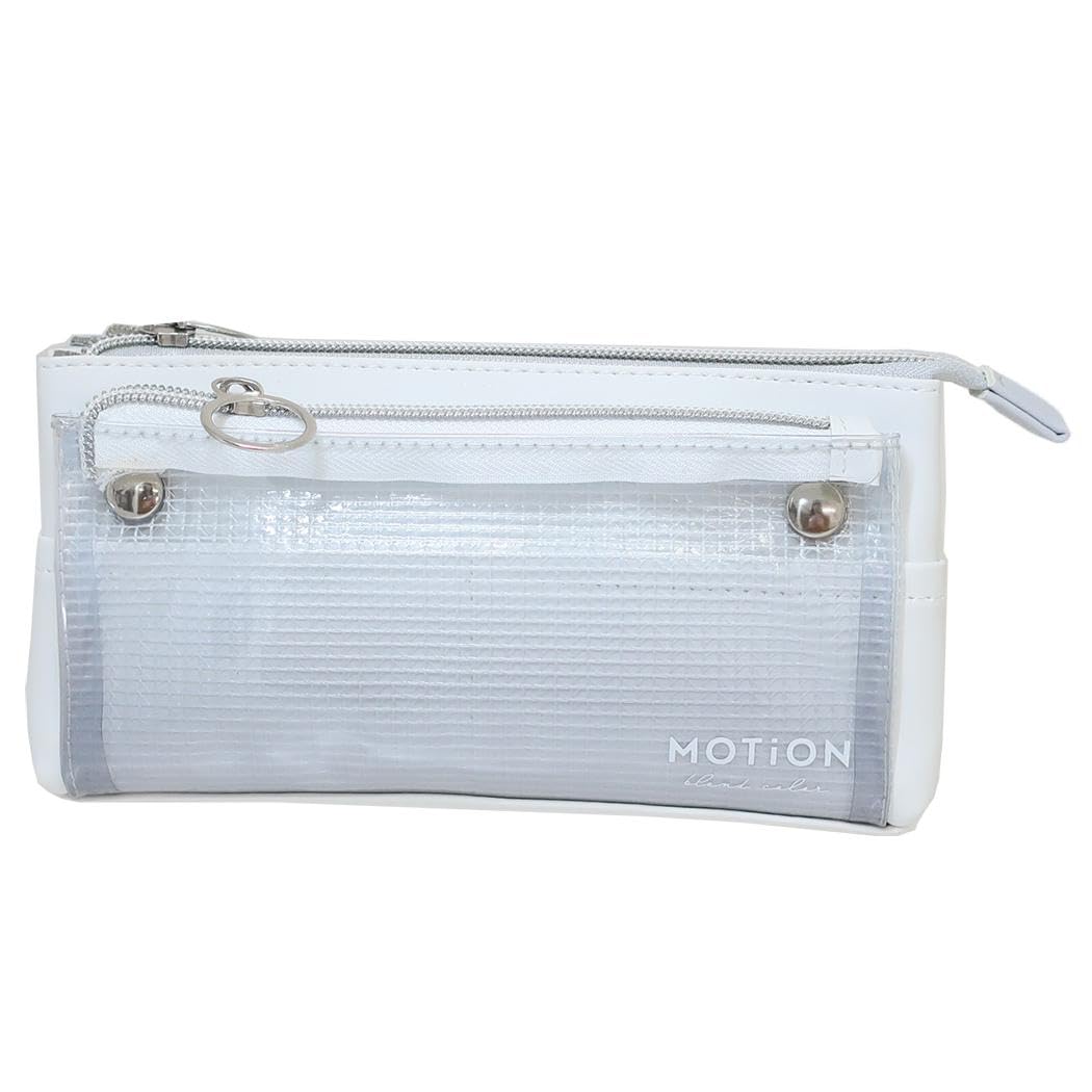 Amazon.co.jp: MOTiON[筆箱]クリアサンカクマルチペンケース 新入学