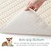 Foxdecor Couch Cover Sofa Covers Washable, Dog Bed Cover Couch Covers for 3 Cushion Couch Sofa Pet Friendly, Dog Couch Cover Furniture Covers for Pets.(Cream 32x70 inch)