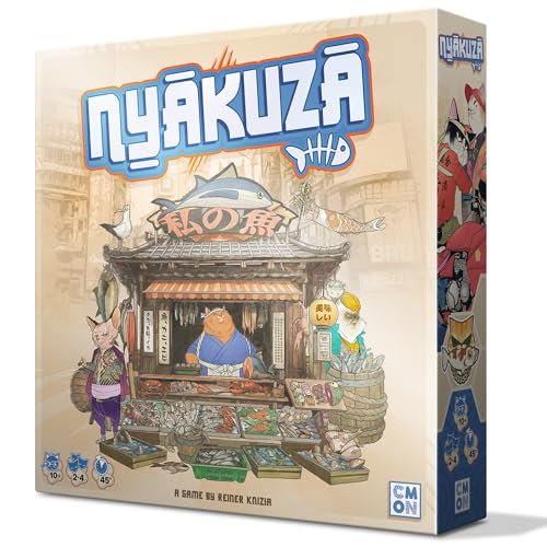 Nyakuza juego de mesa estrategia competitivo para 2-4 jugadores miniatura 3
