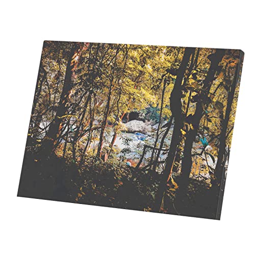 Poster rivière dans la forêt pour illuminer un mur sombre avec un tableau nature 80x60cm