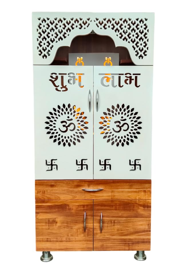 CHISELCHANT Store CHISELCHANT Luxury Home Temple with LED Lights, - Image 3
