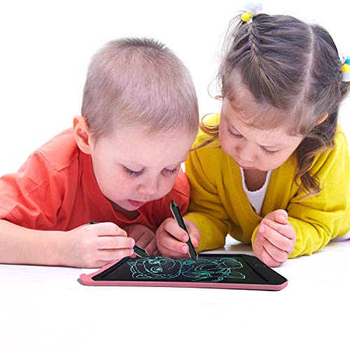 JRD&BS WINL LCD Writing Tablet for Kids Toys for 5-16 Years Old Girls,Boys,8.5 inch Drawing Board with Lock Erase Button for Adults for School and Office as Arithmetic,Charts or Message Board Pink D01