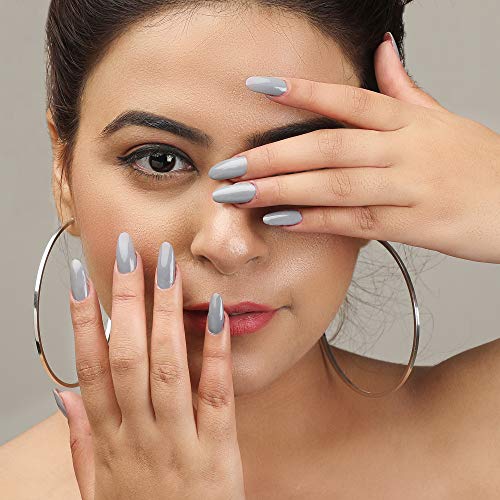 Image of 15ML Quick Dry Long Lasting Smooth Finish Nail Polish (Oh Yeh Its Grey)