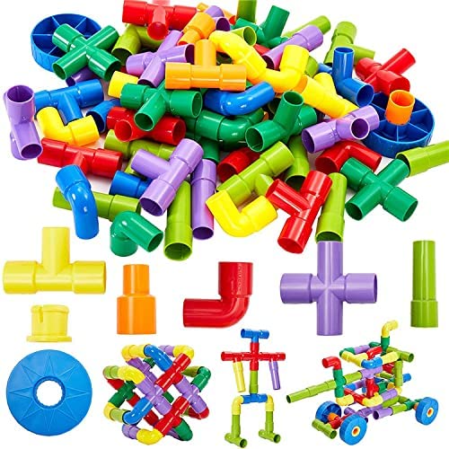 AEXONIZ TOYS Pipe Puzzle Shape Building Block Game for Kids,Random Color,75+ Piece (Pipe Puzzle Building Block Toys) (B09SQ25ZRT) Amazon Price History, Amazon Price Tracker