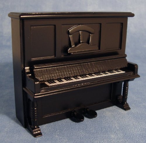 Dolls Houses - Miscellaneous - DF1158 - Black Upright Piano