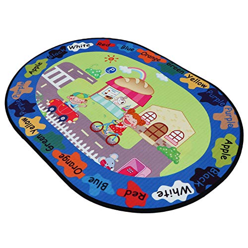 NUOBESTY Kinderkamer Tapijt Baby Kinderen Spelen Spel Mat Kruipen Mat Kinderen Vloer Speelkleed Speelgoed Opslag Mat Stijl a - Afbeelding 3
