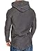 Lexiart Mens Fashion Athletic Hoodies Sport Sweatshirt Solid Color Fleece Pullover Dark Grey M
