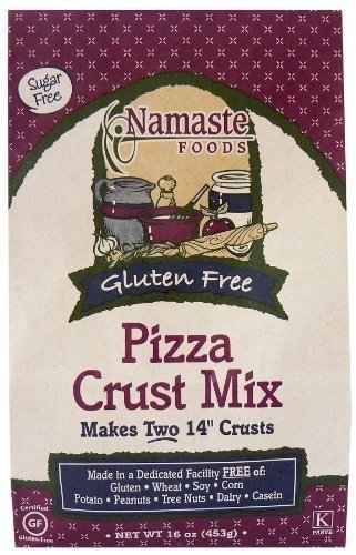 NAMASTE FOODS MIX PIZZA CRUST GFWF DF, 16 OZ, PK- 6