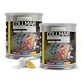 Drasanvi Pack COLLMAR Colágeno Marino Hidrolizado con Ácido Hialurónico, Magnesio y Vitamina C | Cartílagos, Huesos, Piel | Alta Dosis 9.717 mg/dia | 300g Polvo X 2=56 Días | Sabor Limón | 2 unidades